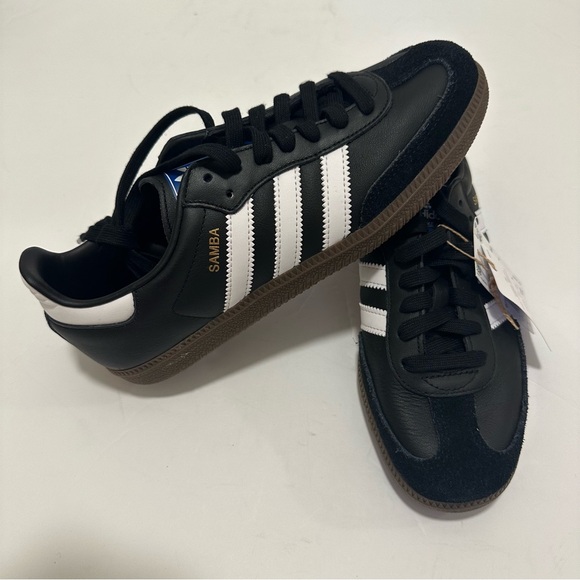 adidas Shoes - ADIDAS Samba OG Shoes Core Black / Cloud White / Gum Size 7M/ 8W